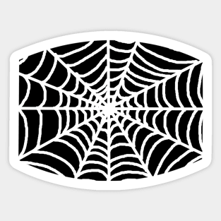 Spooky Spiderweb Sticker